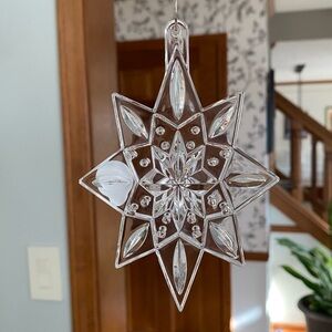 Waterford crystal ornament 2009 snow star snowflake